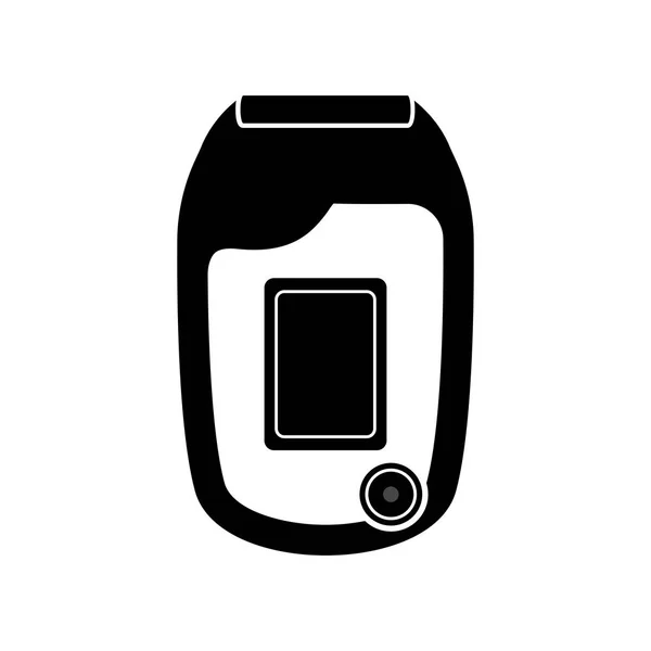 Isolated old cellphone icon — Stock Vector