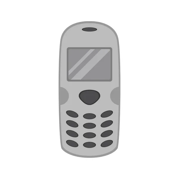 Icono de teléfono celular antiguo aislado — Archivo Imágenes Vectoriales