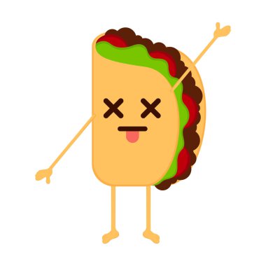 İzole ölü taco emote