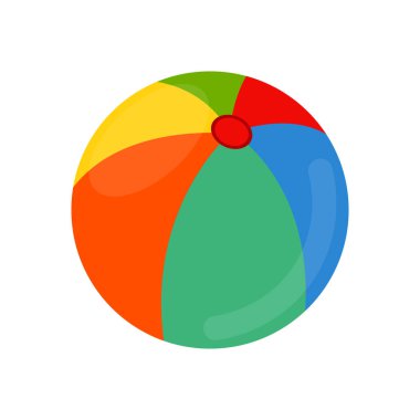 İzole plaj topu simgesini