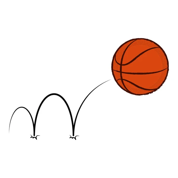 İzole edilmiş basketbol topu simgesi