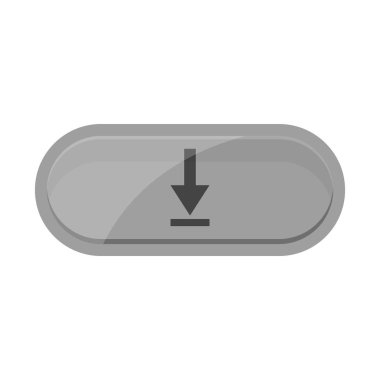 Download web düğme simgesi izole. Vektör çizim tasarım