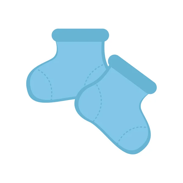 Изолированная пара носков — стоковый вектор