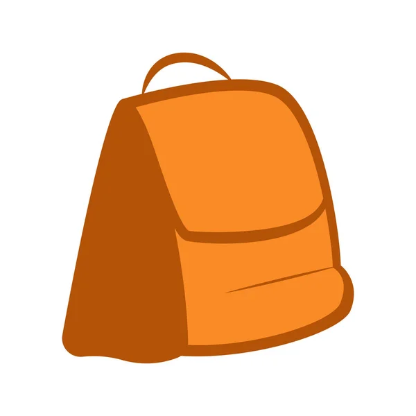 Isolerad ryggsäck-ikonen — Stock vektor