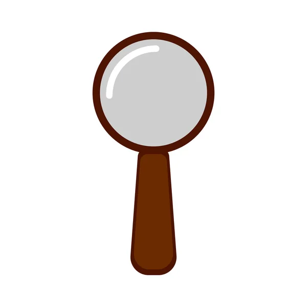 Magnifying glass icon — Stock Vector