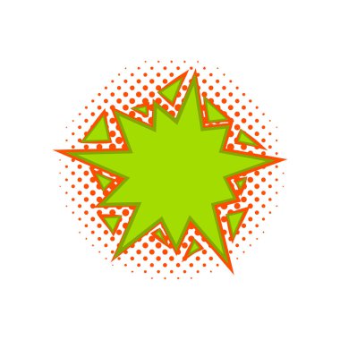 İzole komik konuşma balonu