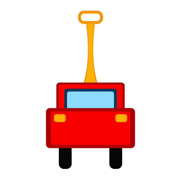 Ikona hračka izolované vozu — Stockový vektor