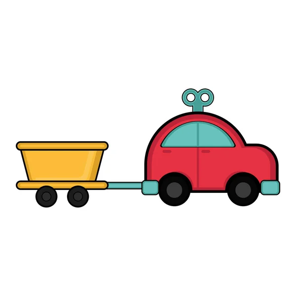 Isolated car toy icon — Stock Vector