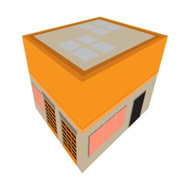 Simge inşaat izole izometrik