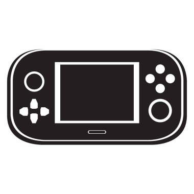 İzole taşınabilir video oyunu konsolu simgesi
