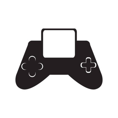 İzole taşınabilir video oyunu konsolu simgesi