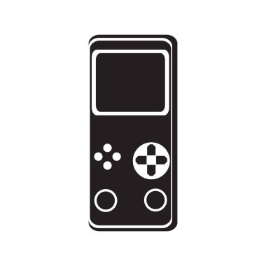 İzole taşınabilir video oyunu konsolu simgesi