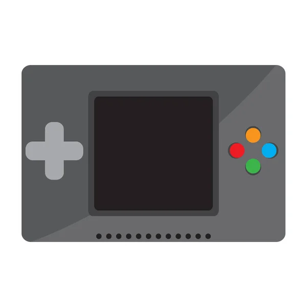 Ikone für tragbare Videospielkonsole — Stockvektor
