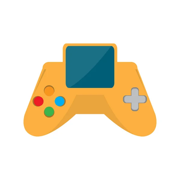 Icona della console portatile isolata per videogiochi — Vettoriale Stock
