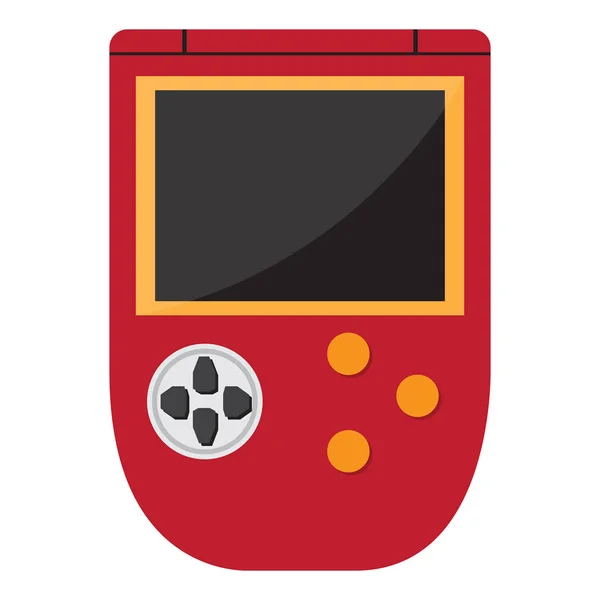 Isolated portable videogame console icon — Stock Vector