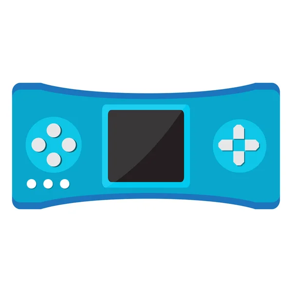 Isolé icône de console de jeu vidéo portable — Image vectorielle