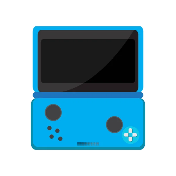 Isolé icône de console de jeu vidéo portable — Image vectorielle