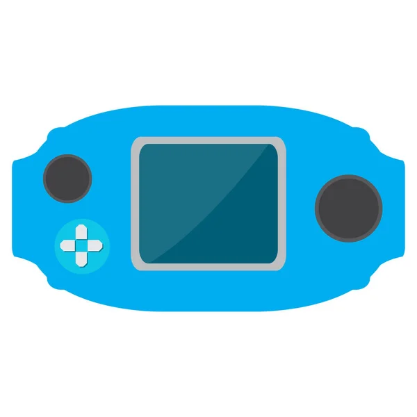 Isolé icône de console de jeu vidéo portable — Image vectorielle