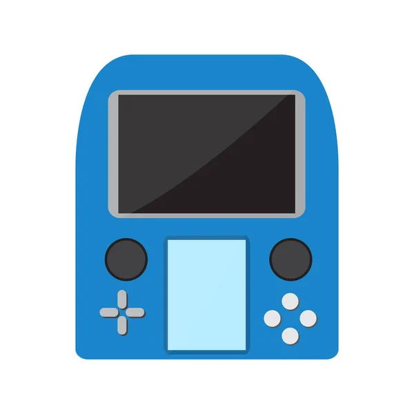 Icona della console portatile isolata per videogiochi — Vettoriale Stock