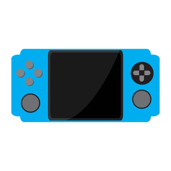 Icono de consola de videojuegos portátil aislado — Vector de stock