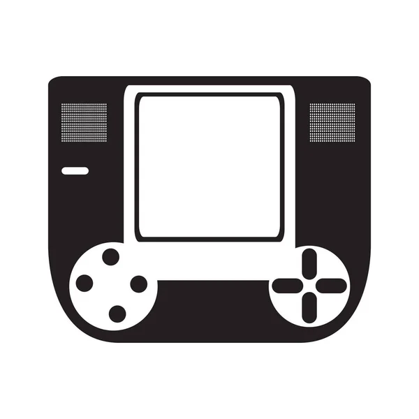 İzole taşınabilir video oyunu konsolu simgesi — Stok Vektör