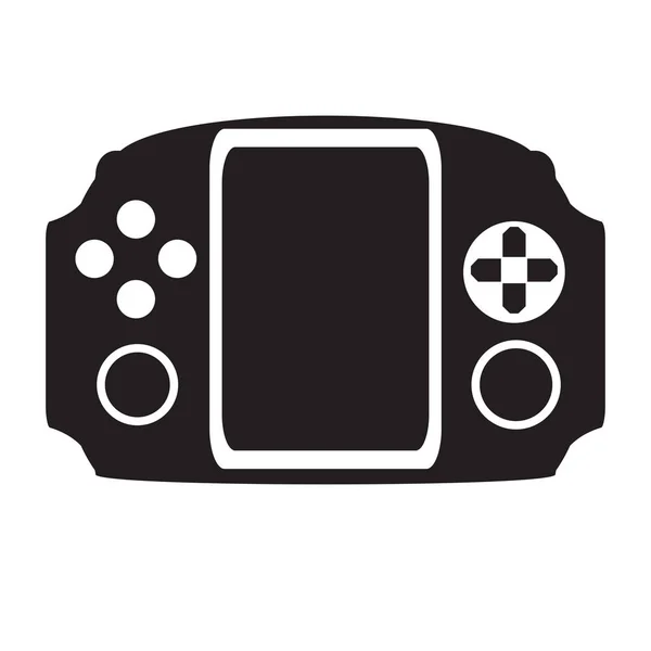 Icona della console portatile isolata per videogiochi — Vettoriale Stock