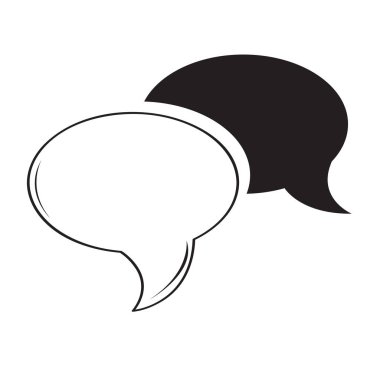 İzole boş komik konuşma balonu