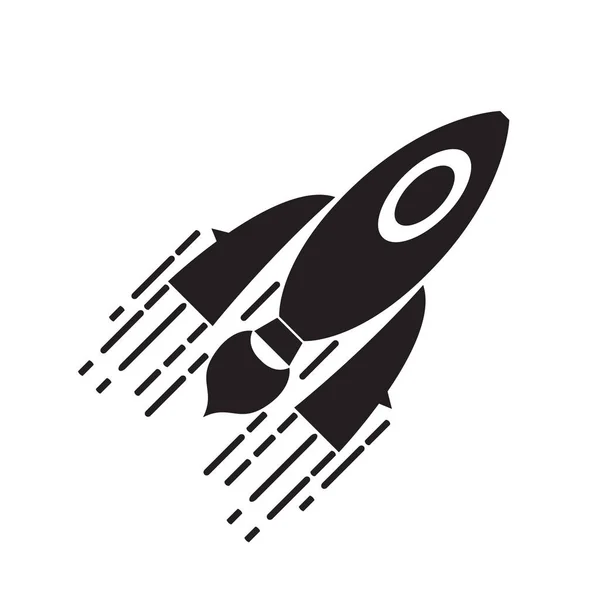 Isolated spaceship logo — Stock Vector