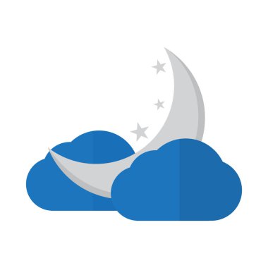 İzole ay hava simgesi