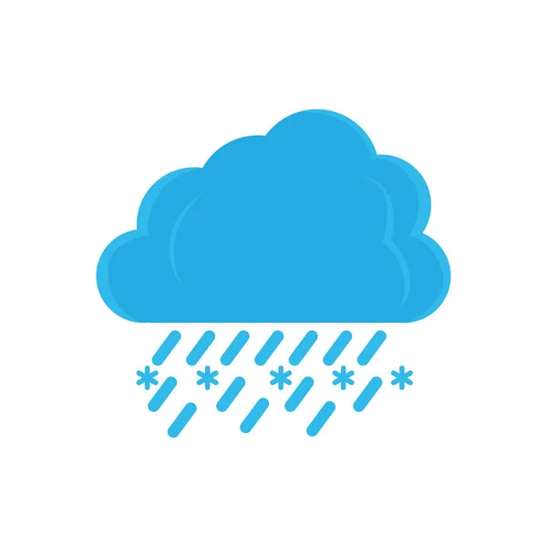 Isolated rainy weather icon — Stock Vector