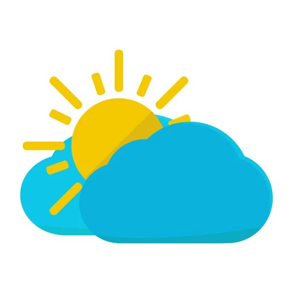 Isolated sunny weather icon — Stock Vector