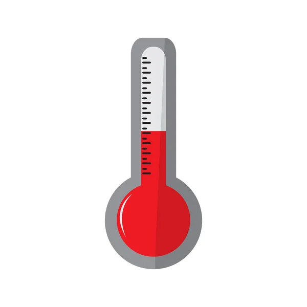 Icono de termómetro aislado — Vector de stock