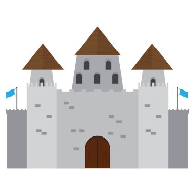 İzole Ortaçağ Kalesi simgesi