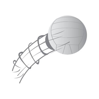 Bir hareket etkisi ile izole voleybol topu