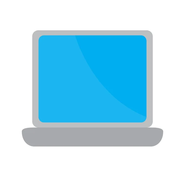 Isolated laptop icon — Stock Vector
