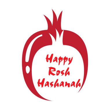 Nar ile metin çifti. Rosh Hashanah