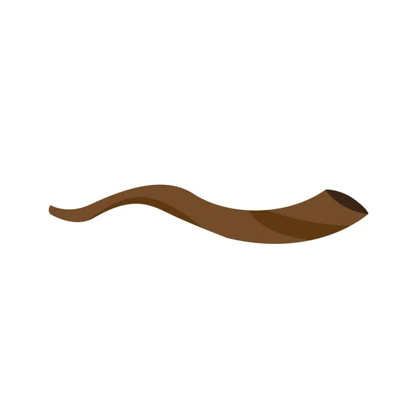 Isolée icône shofar — Image vectorielle