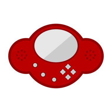 İzole taşınabilir video oyunu konsolu simgesi