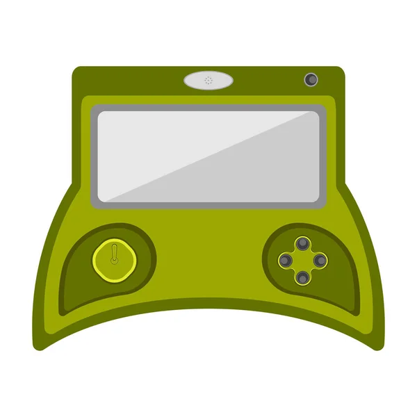 独立的便携式游戏控制台图标 — 图库矢量图片