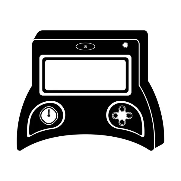 Isolated portable videogame console icon — Stock Vector