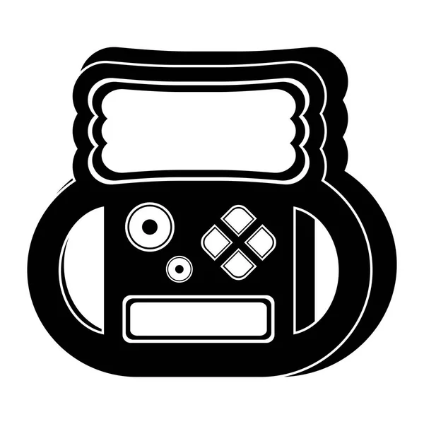 Isolated portable videogame console icon — Stock Vector