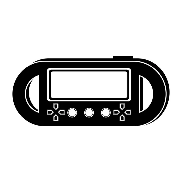 Isolated portable videogame console icon — Stock Vector