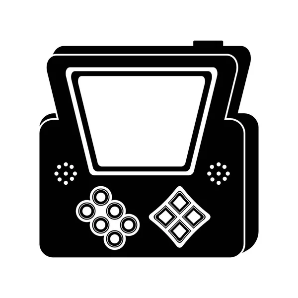 İzole taşınabilir video oyunu konsolu simgesi — Stok Vektör