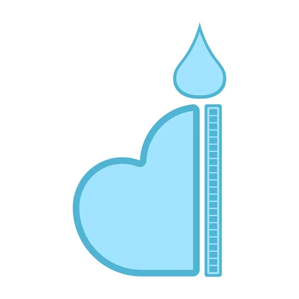 Isolato icona meteo piovoso — Vettoriale Stock