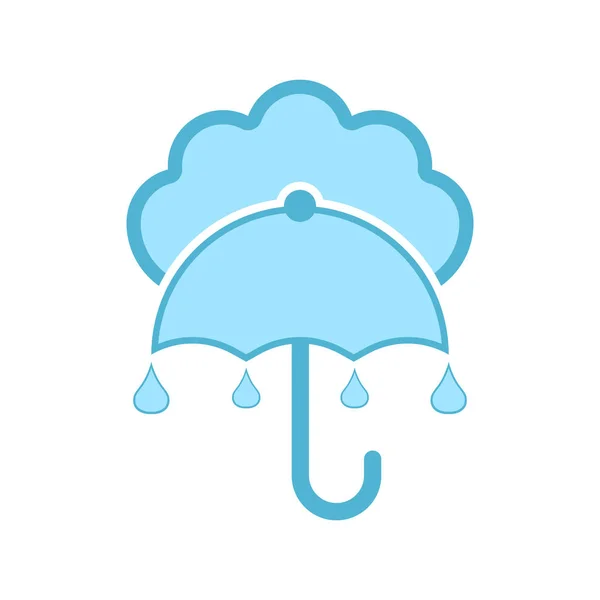 Isolated rainy weather icon — Stock Vector