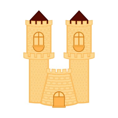 Ortaçağ Kalesi bina izole