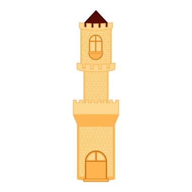 Ortaçağ kule bina izole