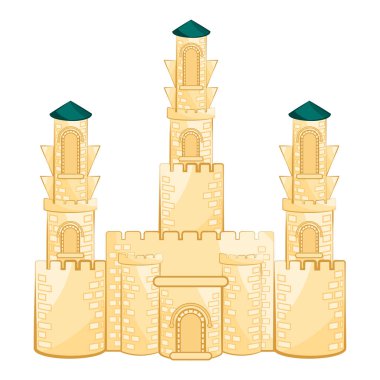 Ortaçağ Kalesi bina izole