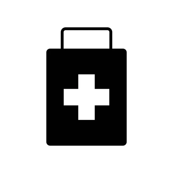 Icono aislado del kit de primeros auxilios — Archivo Imágenes Vectoriales