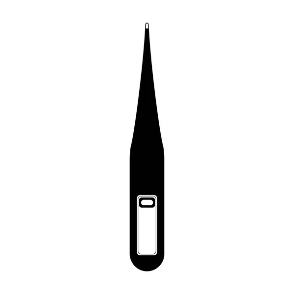 Isoliertes Thermometer-Symbol — Stockvektor